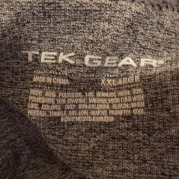 TEK GEAR DRYTEK Base Layer Pants 88% Polyester 14% Spandex Size: XX Large - Picture 8 of 8